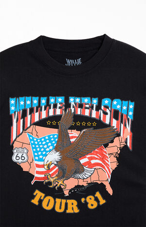 Willie Nelson USA Tour 81 T-Shirt image number 2