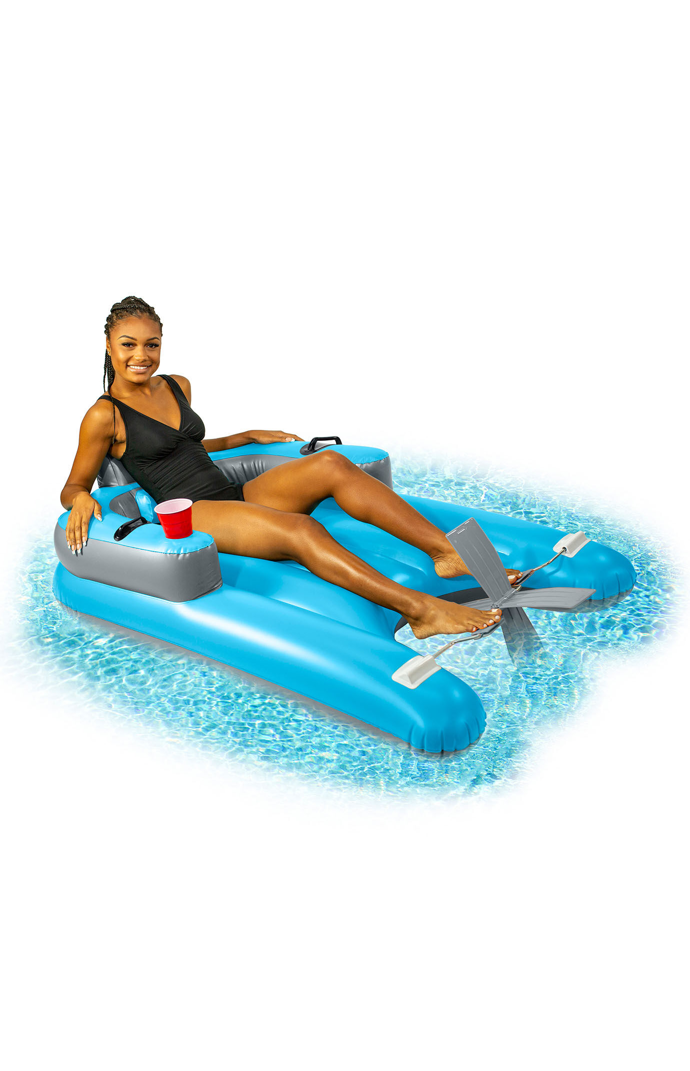 the pool フーディー Intex 57158EP Fun'N Fruity 8ft x 6.25ft x 4in Outdoor