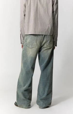 Blake Extreme Baggy Jeans Medium Blue Light Wash image number 5
