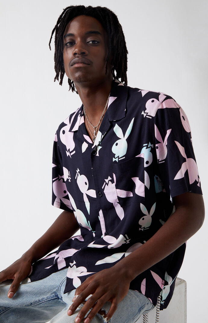Playboy button hotsell down shirt pacsun