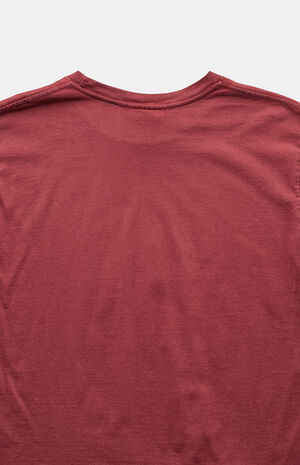Maroon 2000s Nike Graphic T-Shirt image number 2