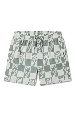 Kids Clara Palm 5.5" Swim Trunks image number 1
