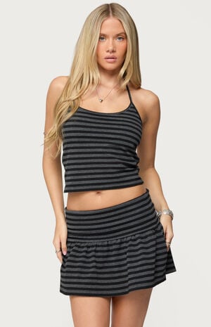 Moria Striped Halter Top image number 1