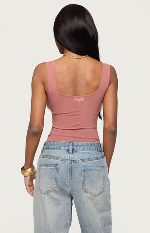 Angelita Rhinestone Sheer Mesh Bodysuit image number 3