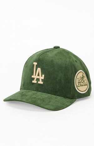 LA Dodgers Suede Pro Snapback Hat image number 4
