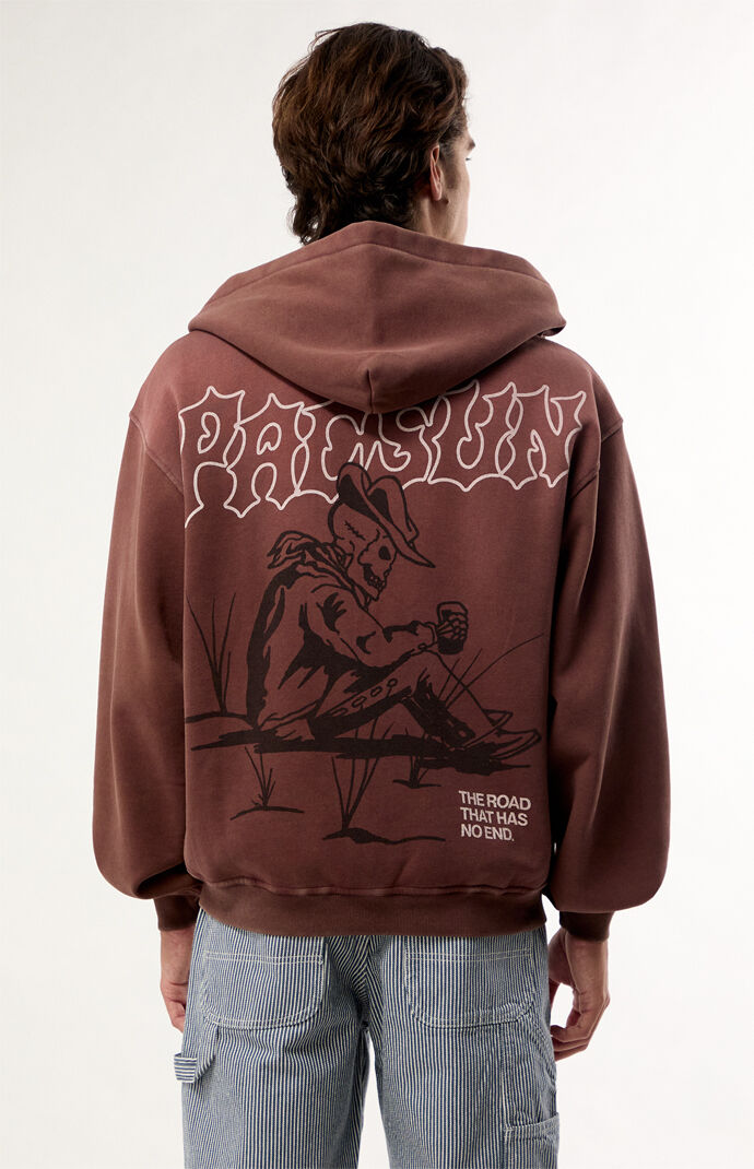 Pacsun Road With No End Zip Up Hoodie