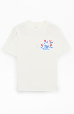 Pabst Blue Ribbon Floral T-Shirt image number 2