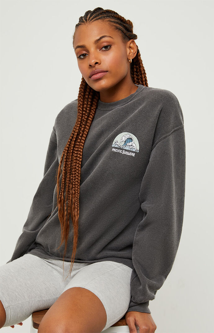 pacsun wave sweatshirt