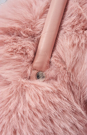 Blush Roxana Faux Fur Handbag image number 4