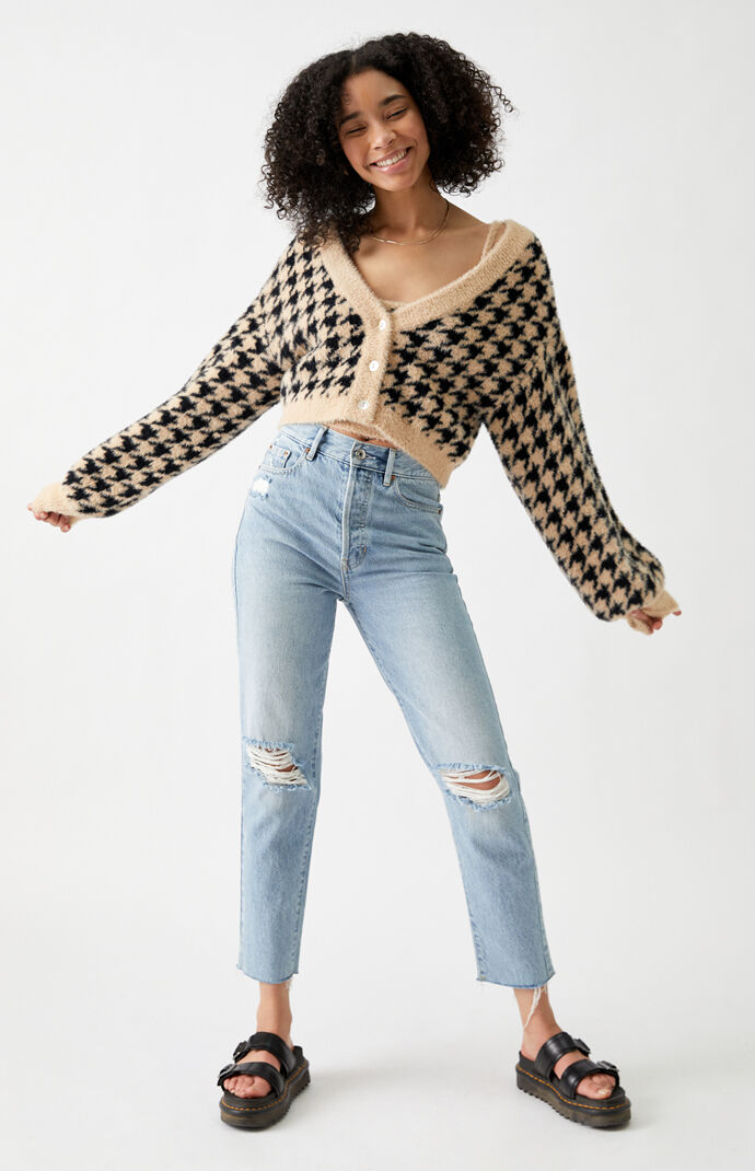 pacsun cropped cardigan