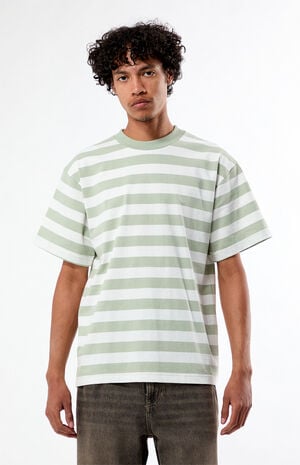 Sage Striped T-Shirt image number 1