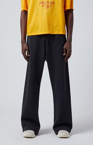 Black Wash Baggy Sweatpants
