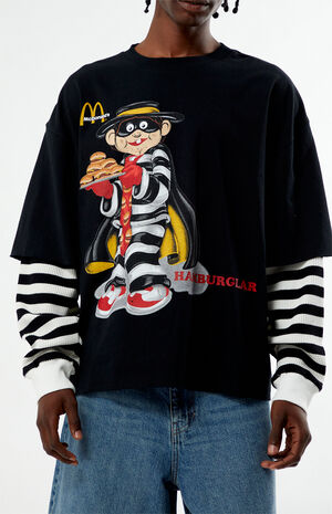Hamburglar Double Layered Long Sleeve T-Shirt image number 2