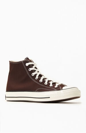 Brown Chuck 70 High Top Shoes image number 2