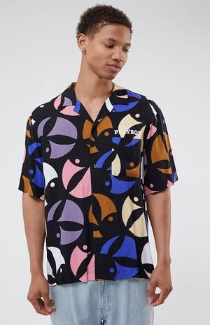 By PacSun Tri Dot Woven Camp Shirt image number 3
