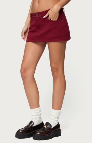 Camelia Denim Mini Skort image number 2