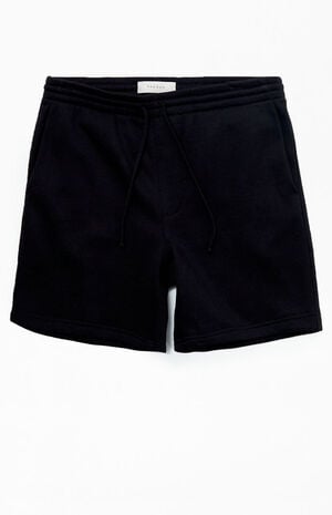Fleece Black Sweat Shorts