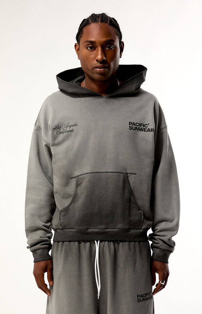 Pacsun Charcoal Terrain Heavyweight Hoodie