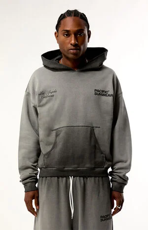 Charcoal Terrain Heavyweight Hoodie image number 1