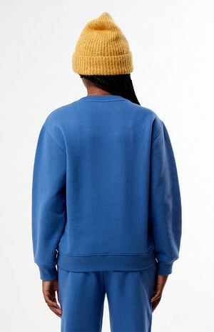 Blue Crew Neck Sweatshirt image number 4