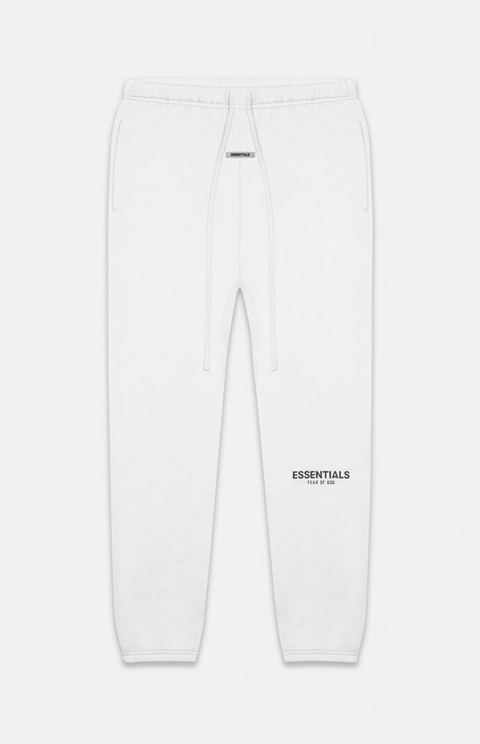 Fear of god discount essentials sweatpants white