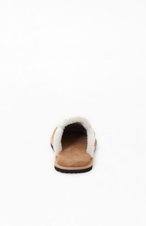 Tan Draper Suede Slippers image number 3