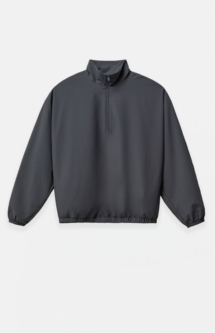 Fear of God Women's Iron Gray Classic Half Zip Sweatshirt