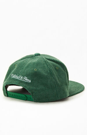 Mitchell & Ness Boston Celtics Corduroy Snapback Hat