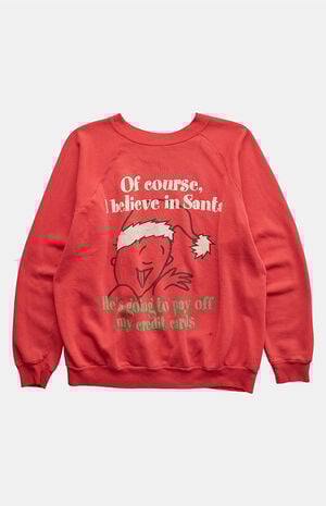'90s Santa's Paying Crew Neck Sweatshirt image number 1