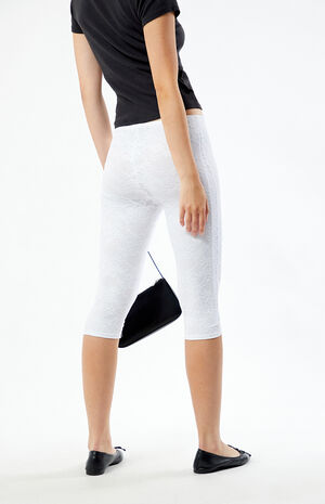 Lace Capri Shorts image number 4