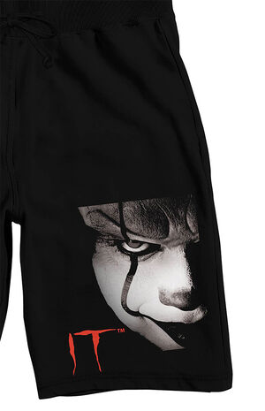 Pennywise IT Movie Sweat Shorts image number 2