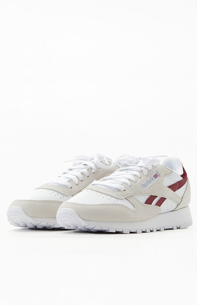 Reebok Gray Classic Leather Vintage Shoes PacSun