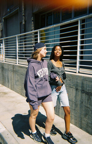 Navy Newport Hoodie image number 4