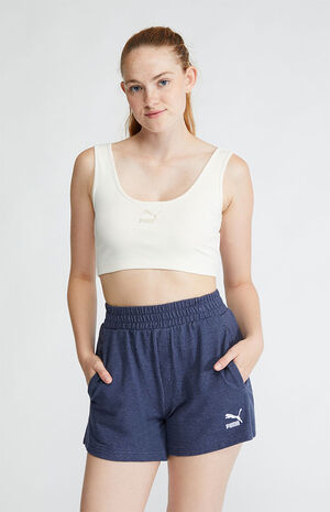 Blue Classics High Waisted Shorts image number 1