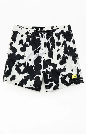Cow 4.5" Swim Trunks image number 1