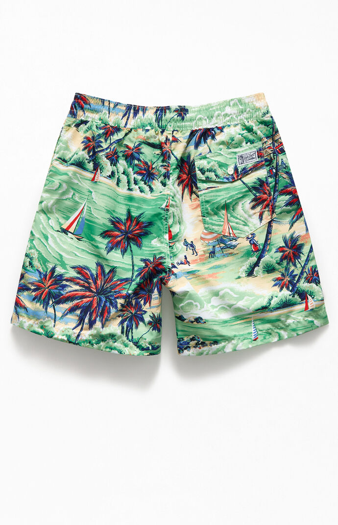Multi Printed 16.5" Swim Trunks