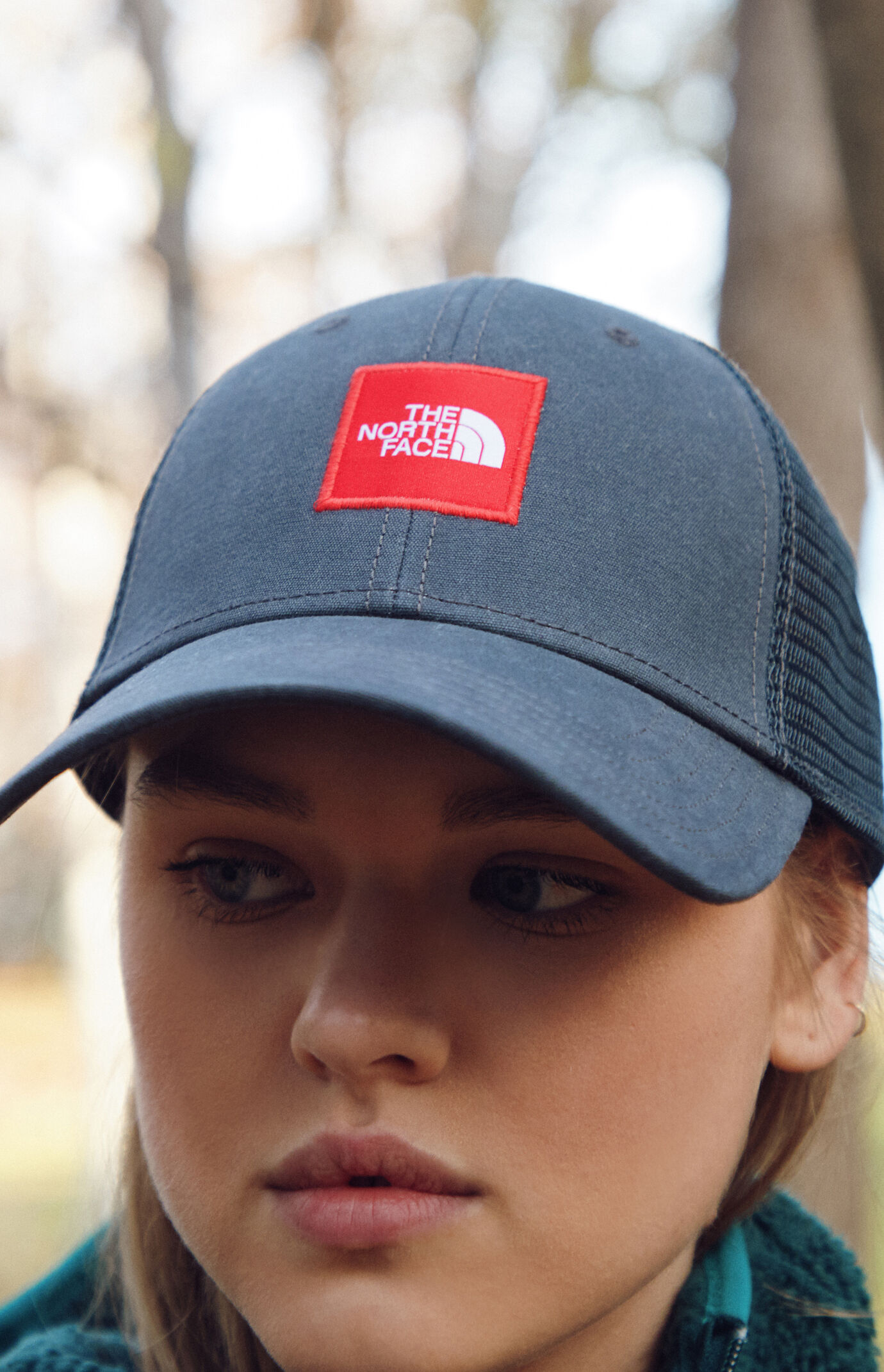 north face box logo hat
