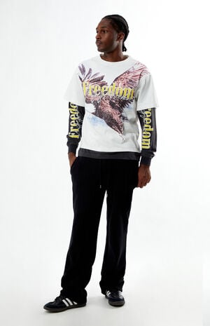 Freedom 2fer Layered T-Shirt image number 4