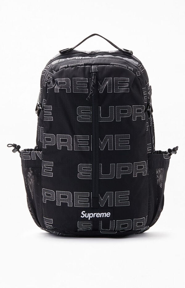 Supreme Black Backpack PacSun