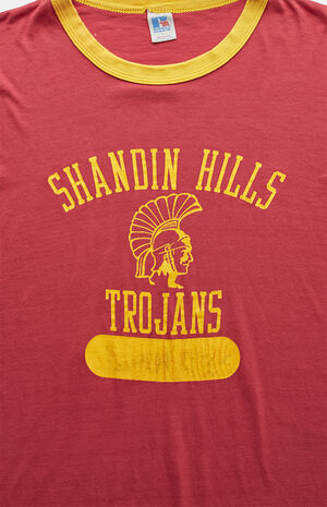 90s Shandin Hills Trojans Graphic T-Shirt image number 4