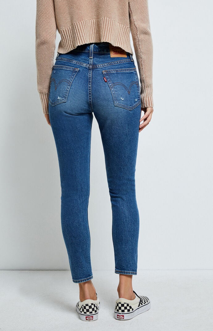 levi wedgie skinny jeans