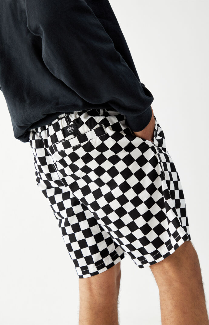 Checker Range Drawstring Shorts
