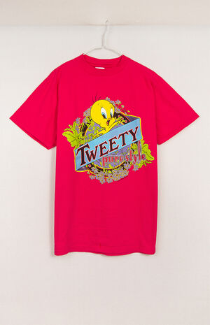 Upcycled Tweety Style T-Shirt image number 1