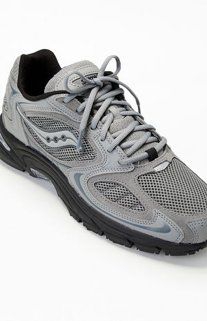 Gray Grid Jazz 9 Shoes image number 6