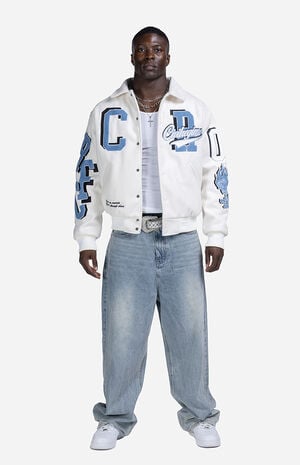 Collared Varsity Jacket Collared Varsity Jacket image number 1
