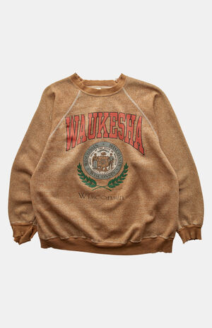80s Waukesha Wisconsin Crew Neck Sweatshirt image number 1