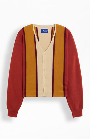 Wool Striped Cardigan image number 1