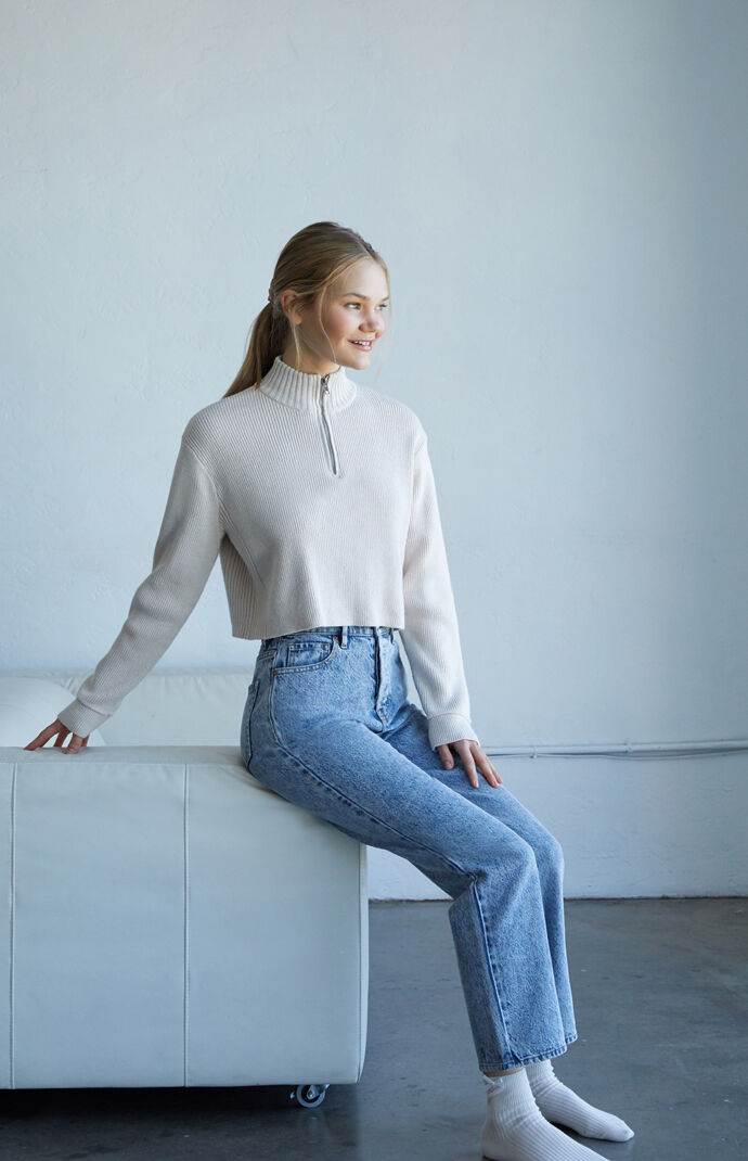 Pepper Zip Up Sweater