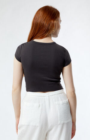 Live By The Sea Cropped T-Shirt image number 3