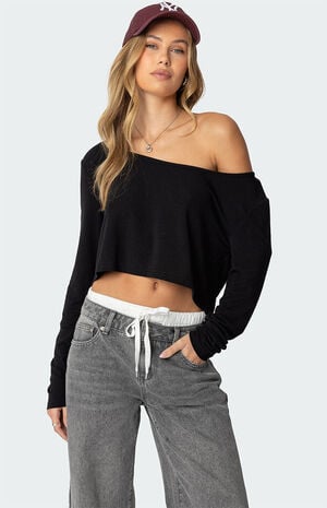 Cropped Off Shoulder Top image number 1